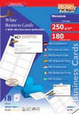 Заготовка д/визиток Decadry OCB3260 А4 10шт/л 250г/м белая, 18л