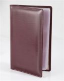 BRUNNEN 642-50-29 Визитница 13.5х20см на 96 карт, ля-фонтейн, бордо