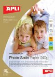 Фотобумага сатин PRO А4 240г APLI 10415 1-стороняя, 25л