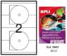 Наклейки APLI 10601 для CD (Mega Size) d117, 2шт/25л